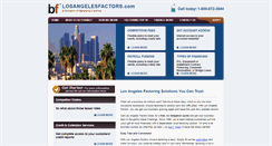 Desktop Screenshot of losangelesfactors.com